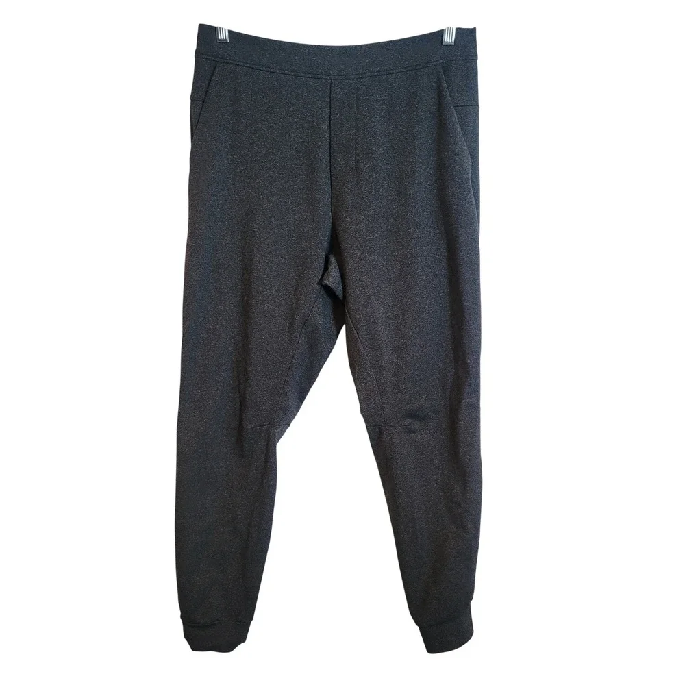 Lululemon Intent Jogger Pants Mens Large Heathered Gray Athletic Tapered‎ Cuffs